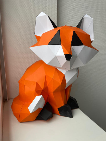 Sitting fox