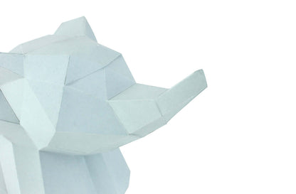 Baby olifant - Eveli Makkelijk (papier) 3D Origami DIY Papercraft