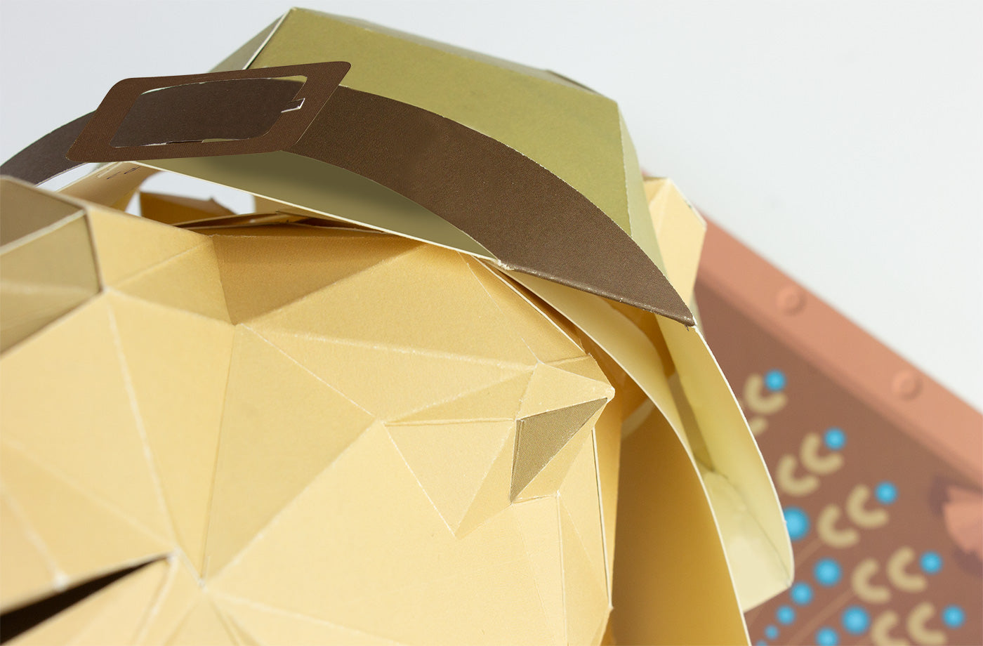 Kameel - Eveli Gemiddeld (papier) 3D Origami DIY Papercraft