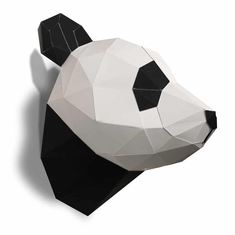 Panda groot - Eveli Gemiddeld (papier) 3D Origami DIY Papercraft